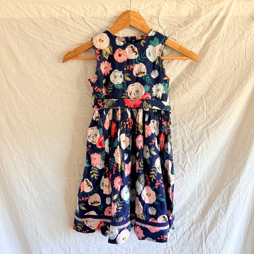 Boutique Handmade Floral Kids Dress